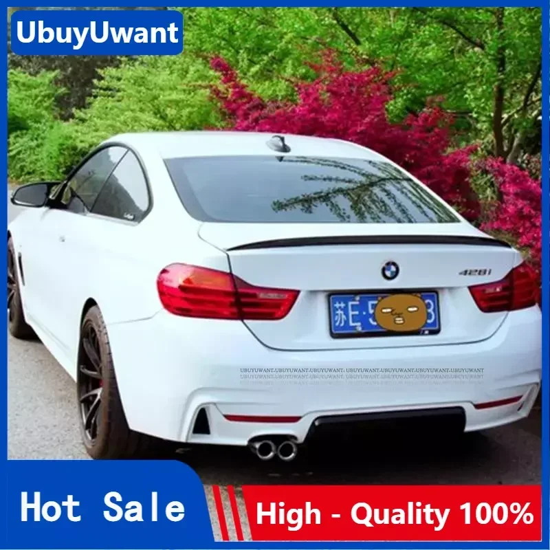 F32 4 Series 428i 435i 2 Dr P-Style ABS Plastic Rear Wing Lip Spoiler For BMW 4-Series F32 2014-2020