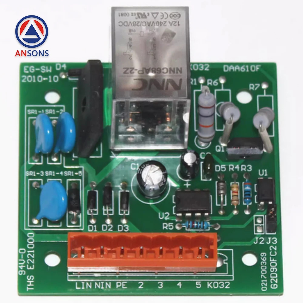 DAA610F G2D90FC EG-SW OTIS Elevator Brake PCB Power Rectifier Control Board Ansons Elevator Spare Parts