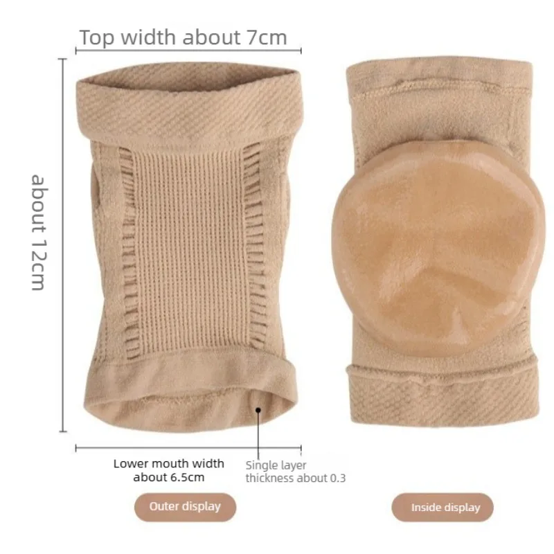 1 Pair Mesh Gel Heel Socks Foot Protector Soft Anti Abrasion Anti Drying Half Heel Cover Foot Care Tools view 6