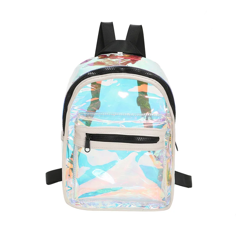 Holographic Small Backpacks For Teenage Girls Fashion Laser Pvc Women\'s Backpack School Backpack For Girls Satchel Mochila 2023