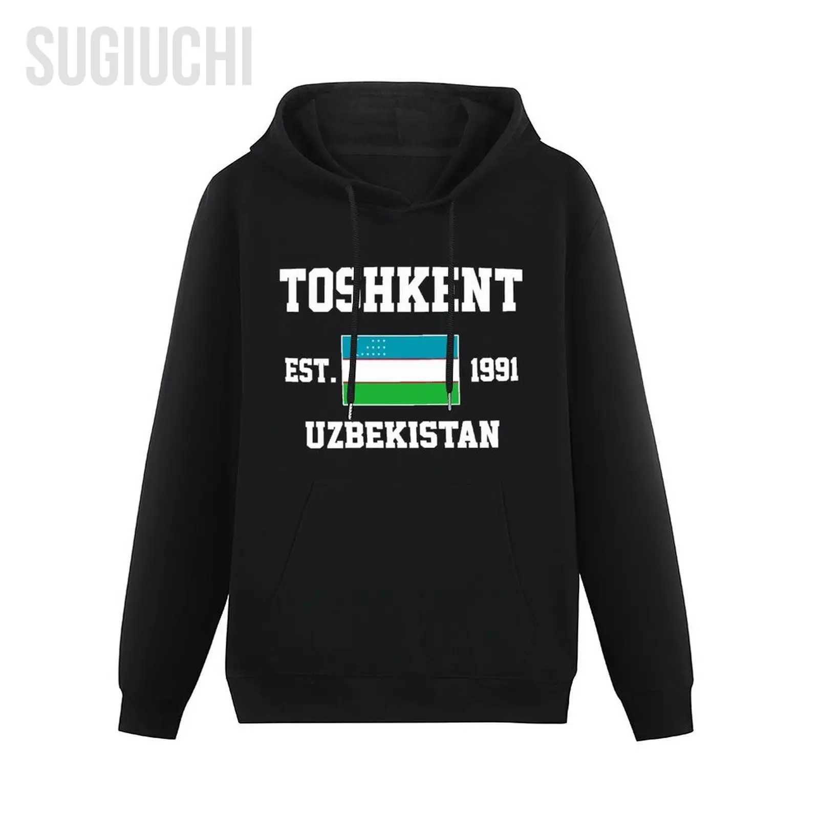 Men Women Hoodies Uzbekistan EST.1991 Toshkent Capital Hoodie Pullover Hooded Hip Hop Sweatshirt Cotton Unisex