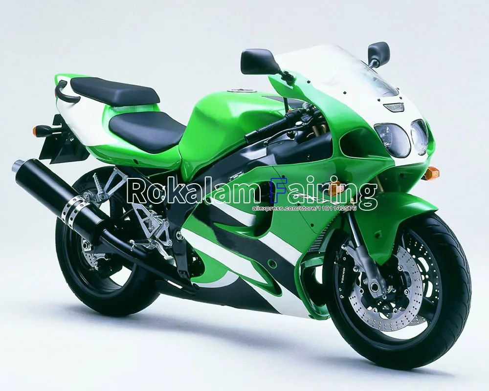 ABS Plastic Fairing For Kawasaki ZX-7R 96 97 98 99 00 01 02 03 Body Kit ZX7R Ninja ZX 7R 1996-2003 Green Cowling Parts