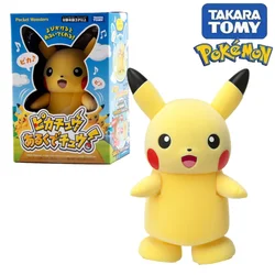 TOMY Pokemon model robot Pikachu figure toy can sound movable doll children's birthday gift animation peripheral ornaments