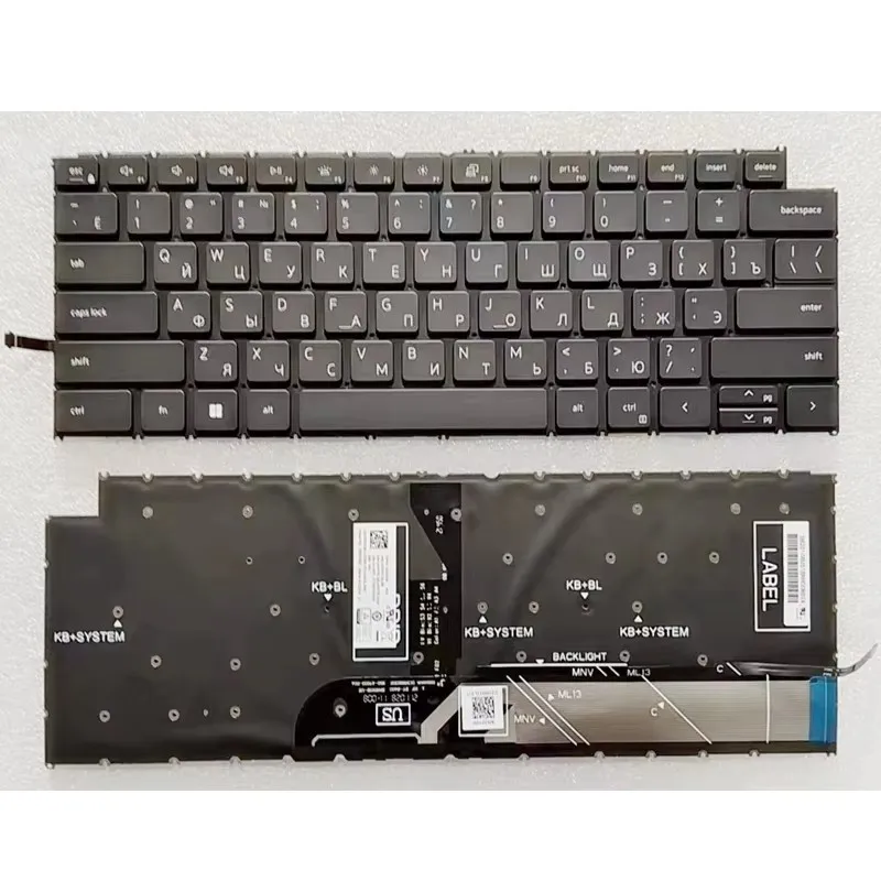 New Russian Keyboard For Dell Inspiron 5310 5320 5410 5415 5418 5425 5410 Latitude 3320  3420 Russian Layout