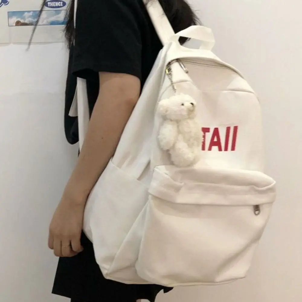 Cute Female Backpack Simplicity Large Capacity Student Shoulder School Bag Lightweight Korean Style Travel Rucksack Bagpack