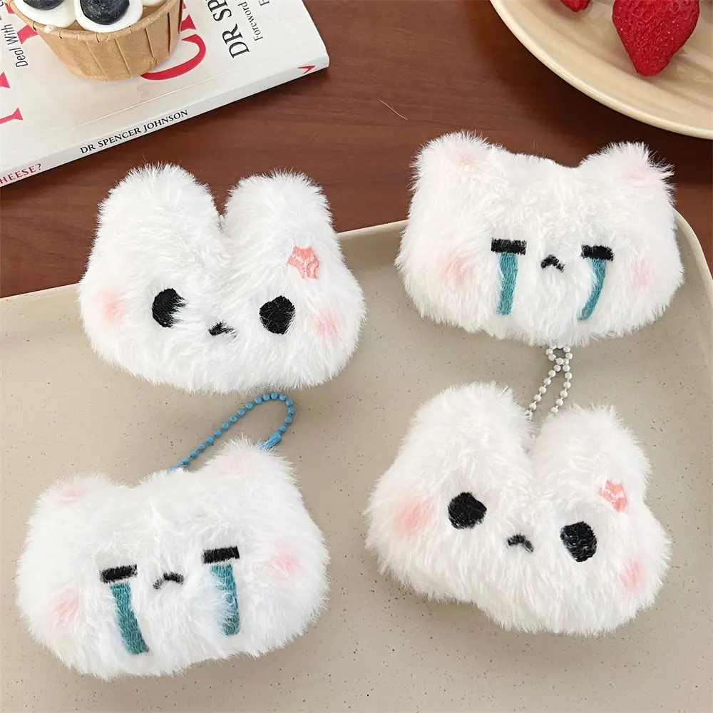 Cute Plush Bunny Teddy Bear Pendant Student Backpack Decoration Accessories Super Cute Keychain ﻿ image 4