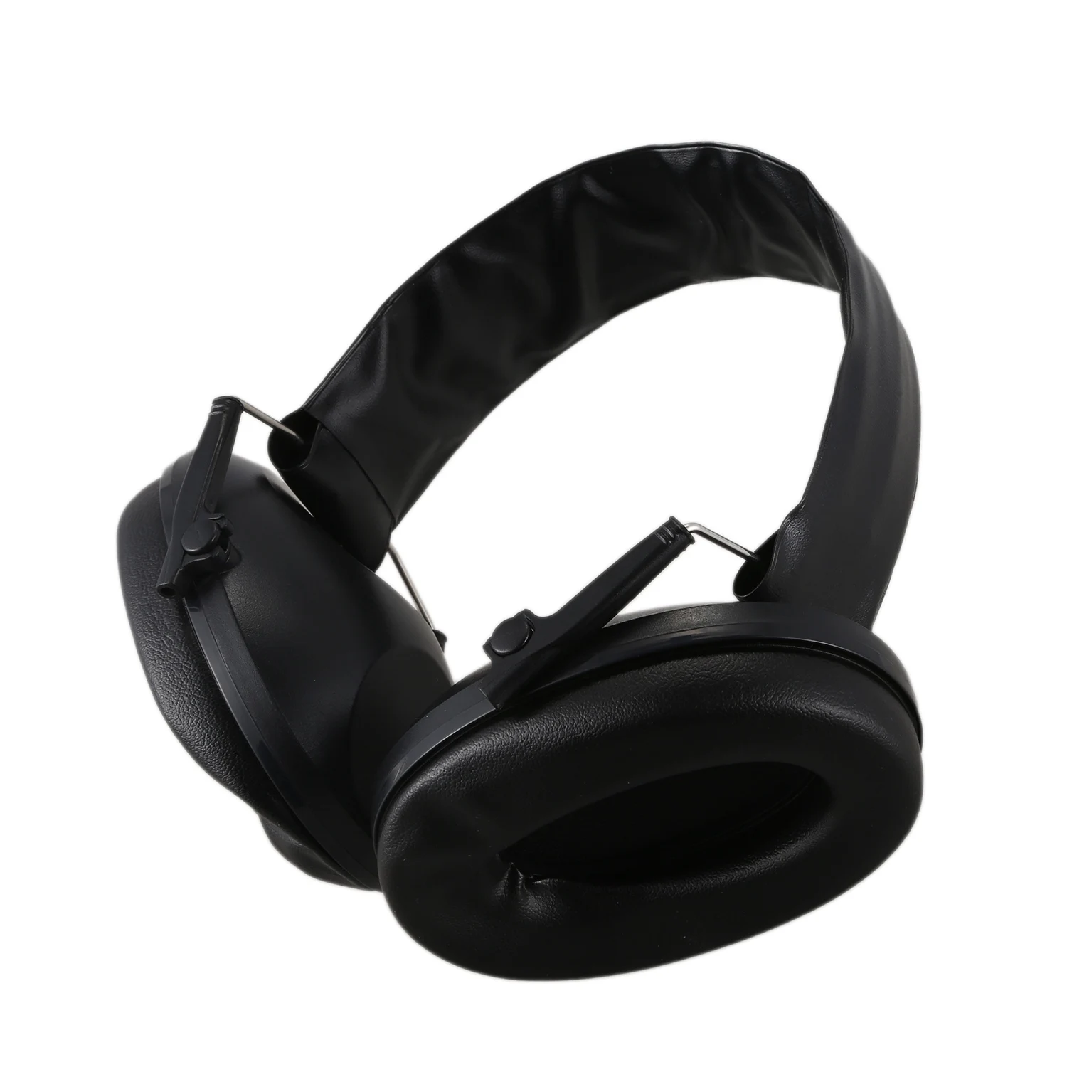 Foldable Hearing Ear Protection Hunting Sports Ear Muff Noise Cancelling Earmuff Ear Protection Ear Plugs,Black