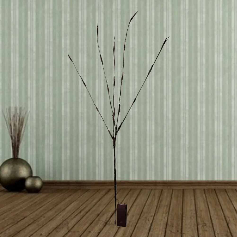 2Pack Decorative Branch Lights 20 LED Battery Powered Bendable Twig Lights Warm White for Home Christmas Event