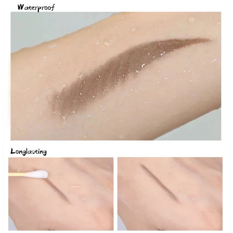 Super Fine ดินสอเขียนคิ้วธรรมชาติ Professional Eyebrow Gel สำหรับผู้หญิงยาว Tints สำหรับคิ้ว Enhancers แต่งหน้า
