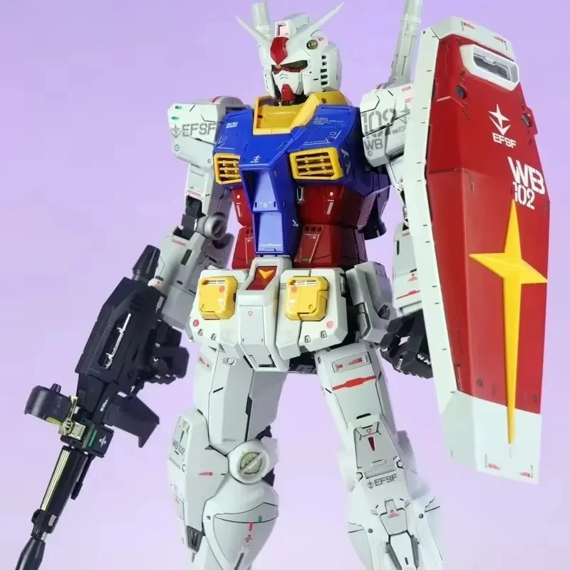 Yuanzu 2.0 Daban PGU 1/60 RX-78-2 a la fonction d'exposition du cadre intérieur avec Kit d'assemblage de lampe, figurines d'action, cadeau