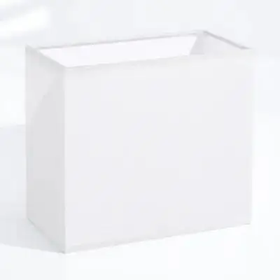 

Маленький прямоугольный тканевый абажур для настольной лампы, прикроватного светильника, простой дизайн, пыленепроницаемый, для теплой комнаты, спальни