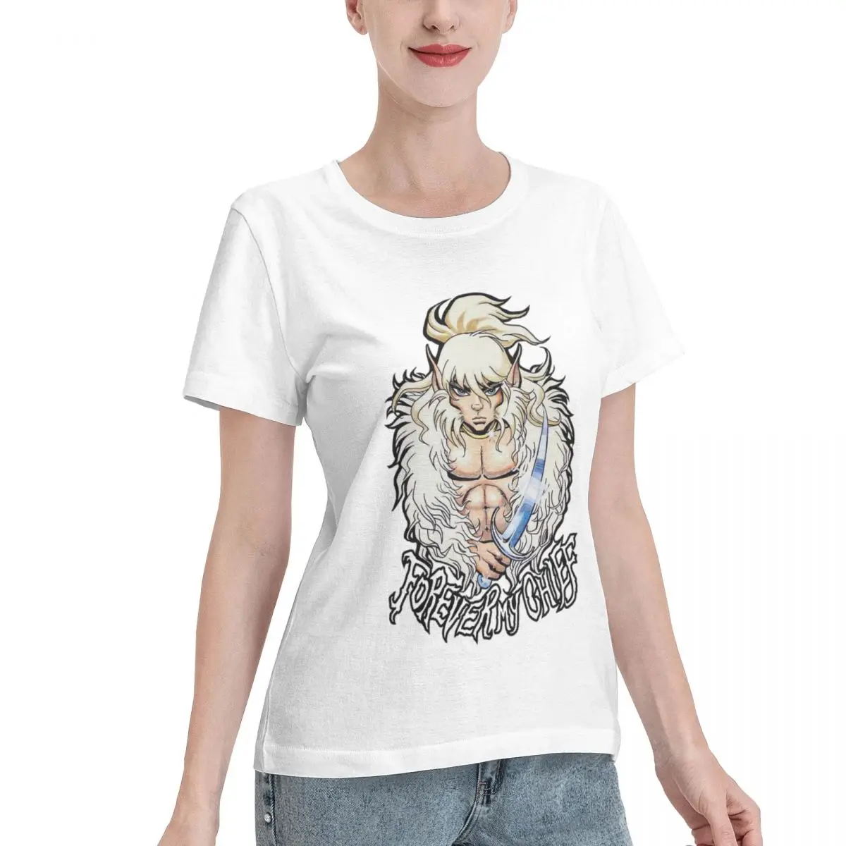 Everyday Essential ElfQuest Forever My Chief Women's T-shirt Gothic Versatile Women Tee