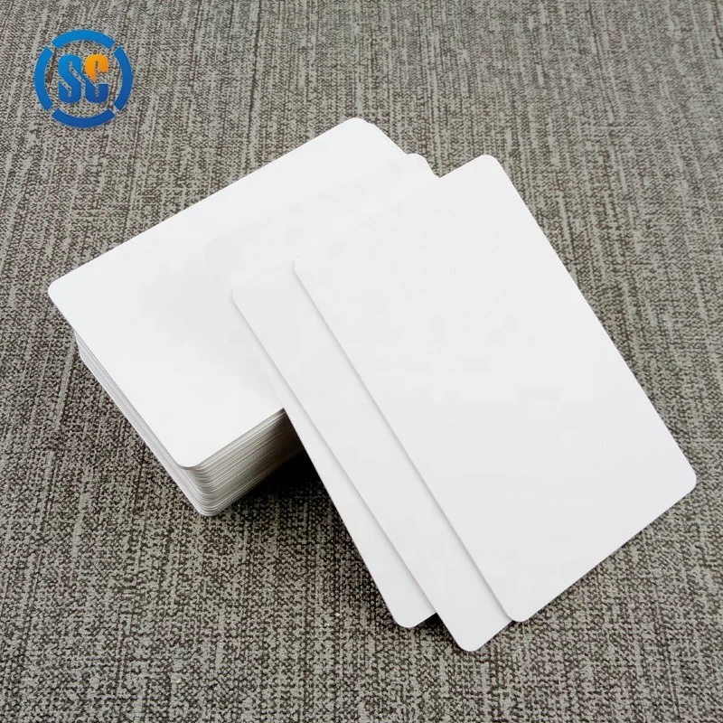 100pcs Quality wholesale Inkjet Printable nfc Blank pvc Cards Ntag213/Ntag215 Rewritable White Rfid business Card Custom