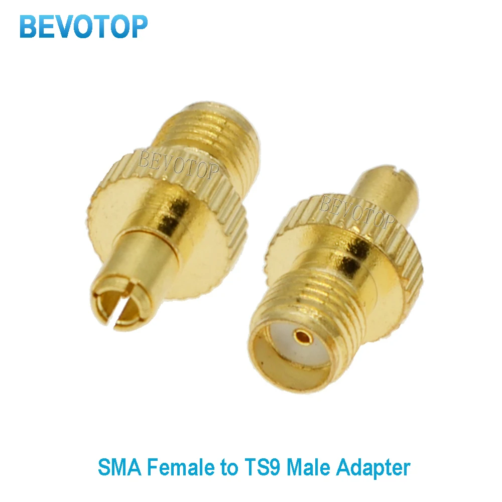 

100PCS/lot SMA Female Jack to TS9 Male Plug Straight for WiFi Antenna Radio Antenna TS9 to SMA RF Coaxial Adapter Wholesales