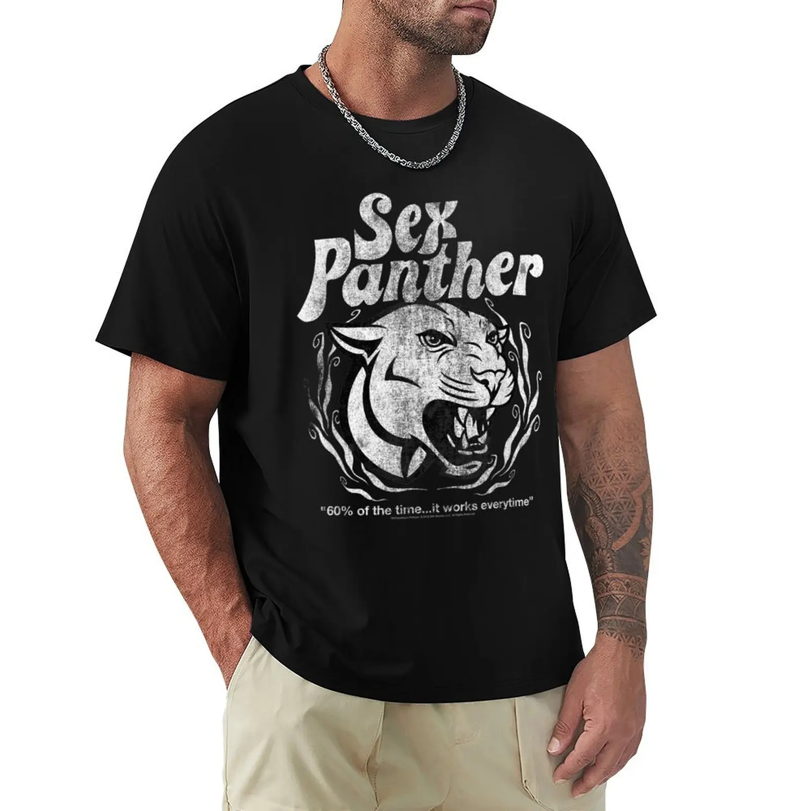 Anchorman Sex Panther T-Shirt man t shirts cotton T-Shirt