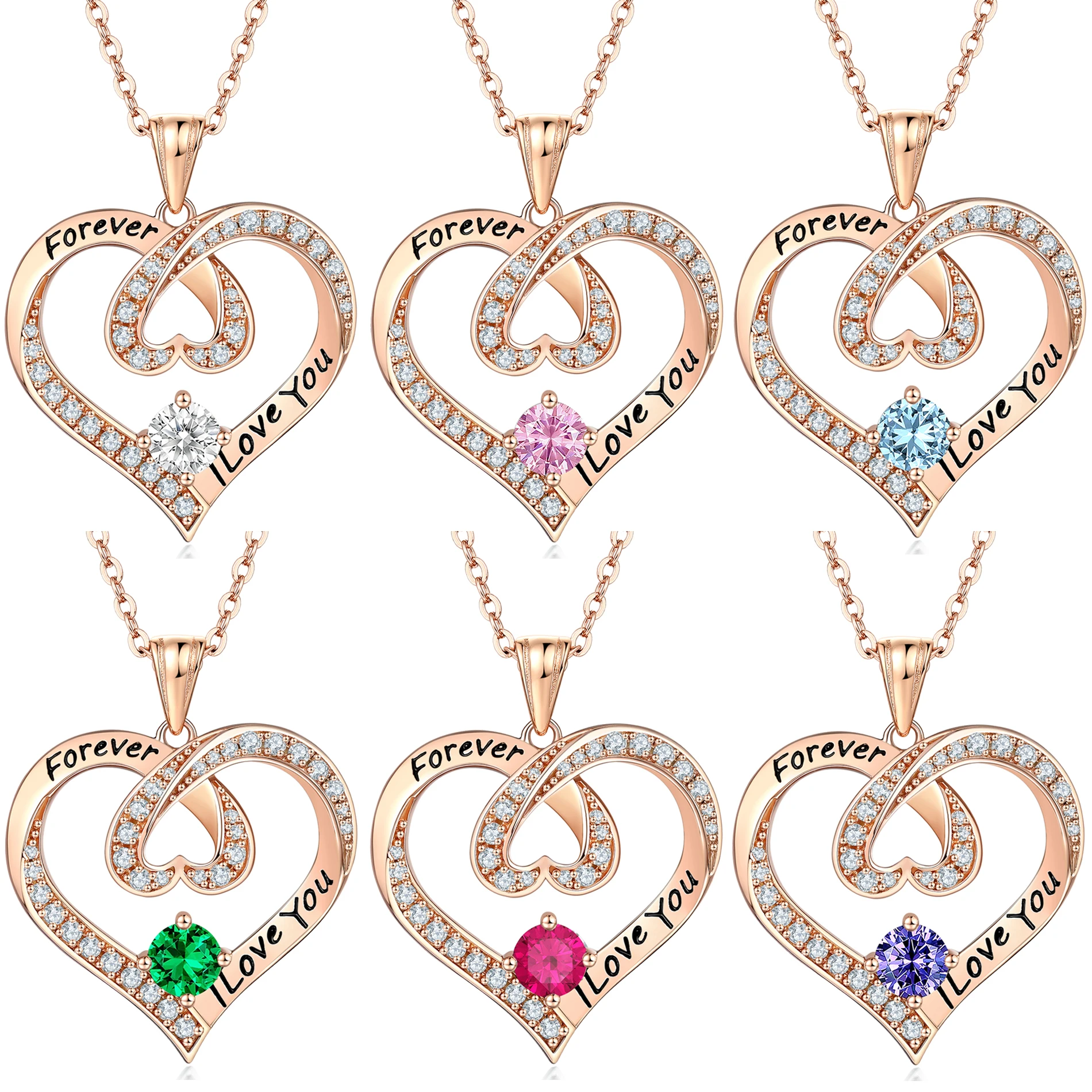 

Солнце Звезда Модный дизайн Ожерелье на заказ Круглая бриллиантовая огранка Циркон Подвеска в форме сердца Ожерелье из чистого серебра 925 пробы