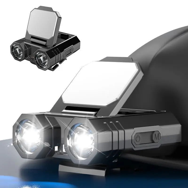 

Powerful LED Headlamp USB Rechargeable Headlight IR Motion Sensor Head Lamp Waterproof Head Flashlight with Built-in Battery