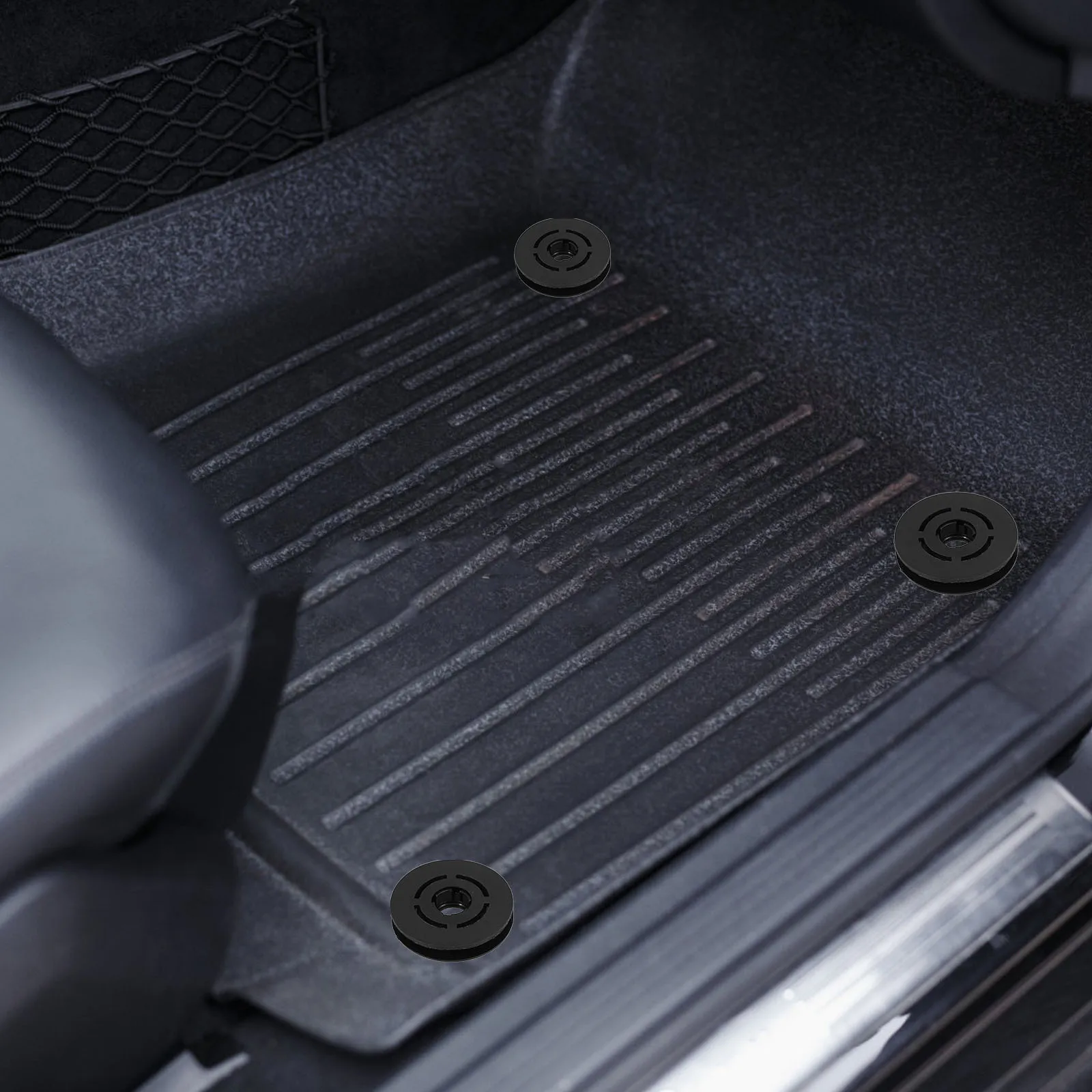 

4Pcs Floor Mat ABS Non-Slip Fixing Anti-Slide Carpet Pad Holder Secure Fit Accessories Mat Fixings