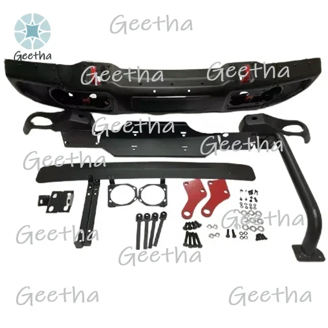 

FOR4x4 Off Road Parts Front Bumper Coated Bumper Kit For 2007-2017 Jeep Wrangle R JK Steel Bull Bar