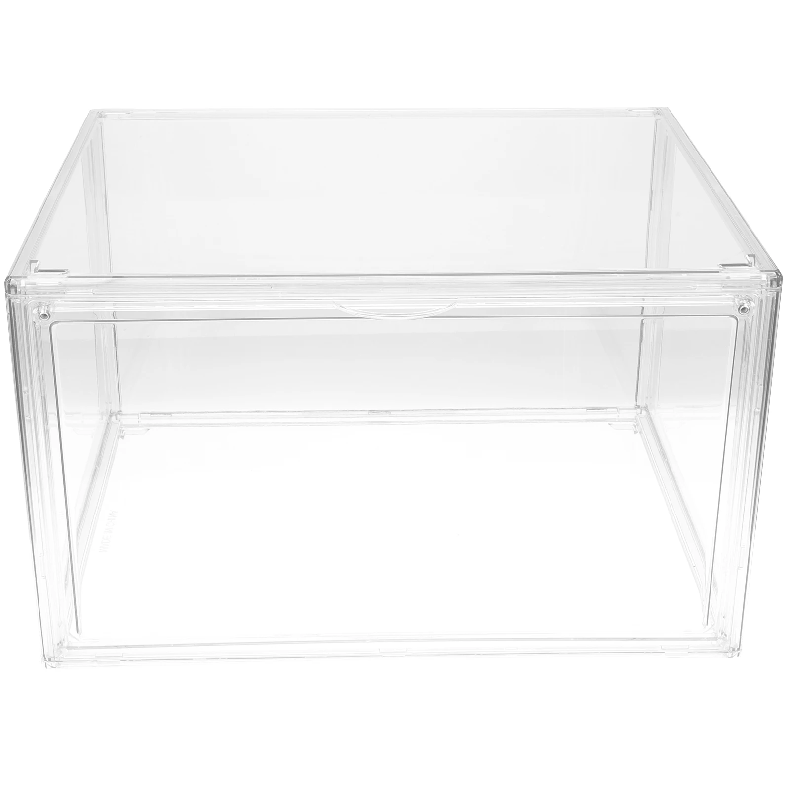 Clear Desktop Book Storage Organizer Stackable Acrylic Bookshelf Multi-Purpose For Classroom Office