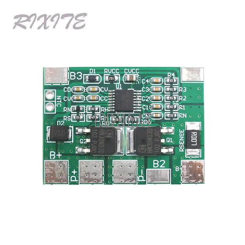 BMS 4S 3.2V 3.7V 8A LiFePO4 / Lithium Battery Charge Protection Board 12.8V 14.4V 18650 32650 Battery Packs 20A Current Limit