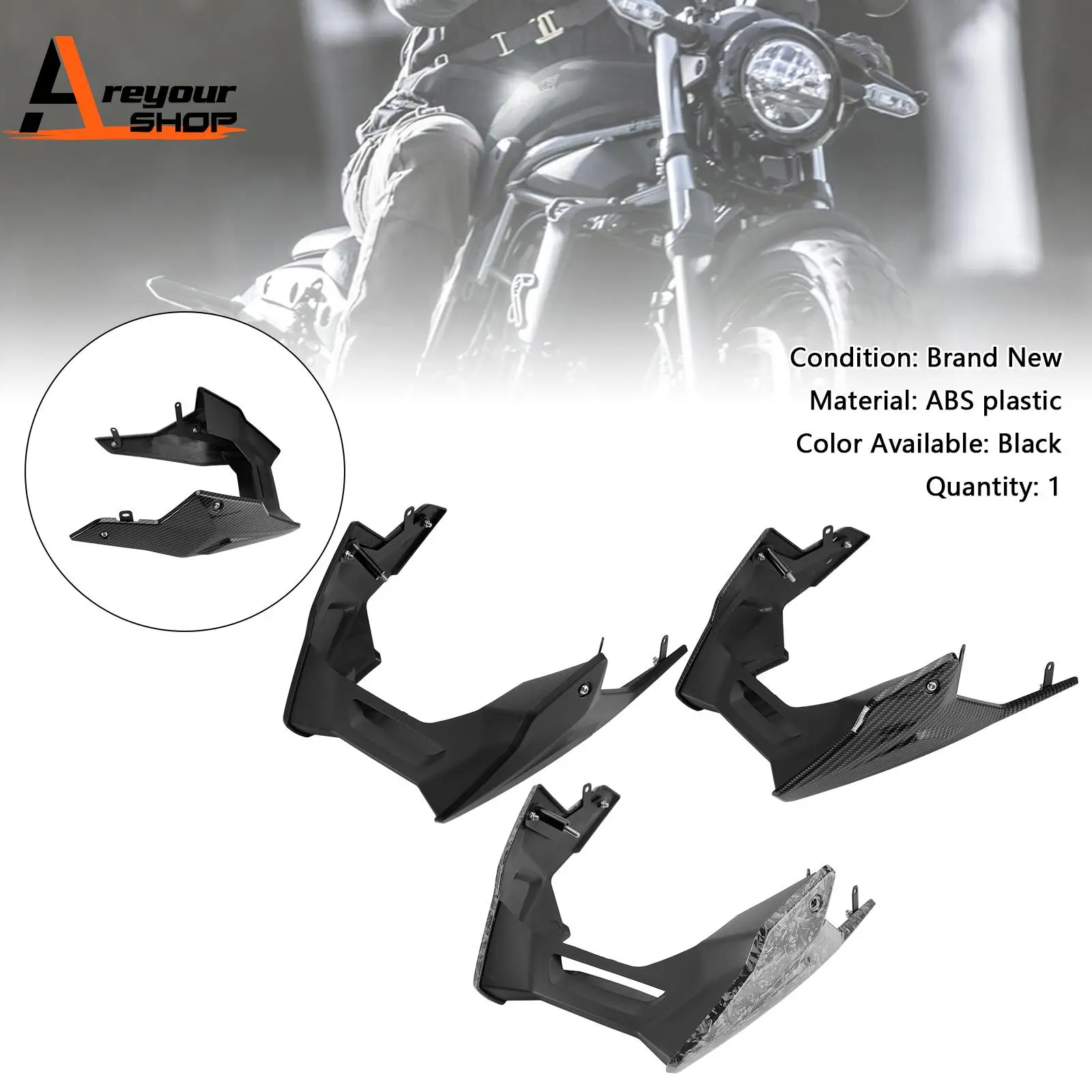 

Lower Fairings Full Belly Pan for Kawasaki Eliminator 400/450/500 2024-2025