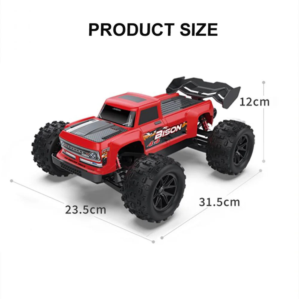 1:16 Schaal Rc Auto 4X4 Off Road Met Matrix Netlight Rock Crawler 2.4G Hoge Snelheid Drift Afstandsbediening control Cars Vrachtwagen Kinderen Speelgoed