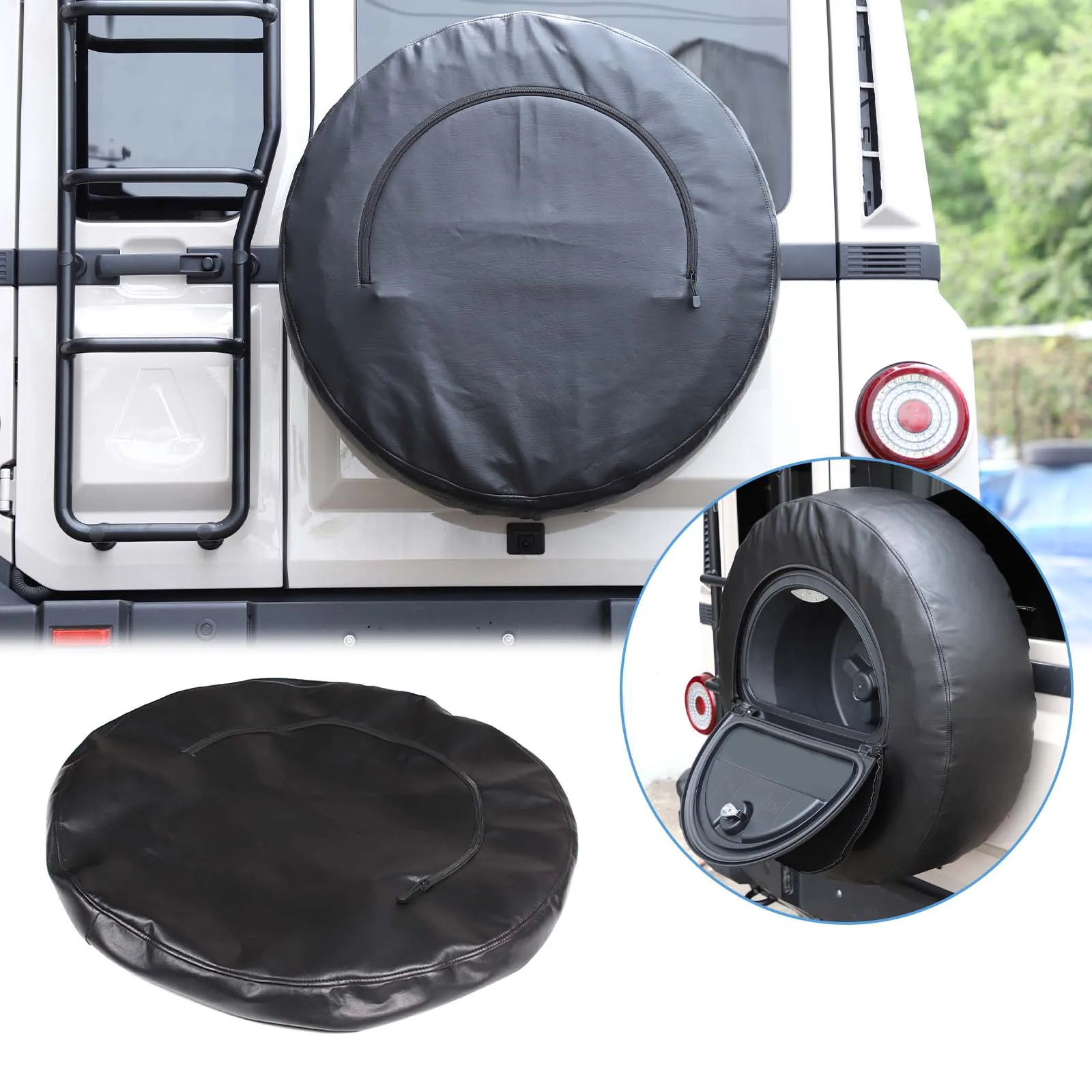 For Ineos Grenadier 2020-2026 Car Styling Rear Spare Tire Protective Cover Protector Pouch Car Accessories