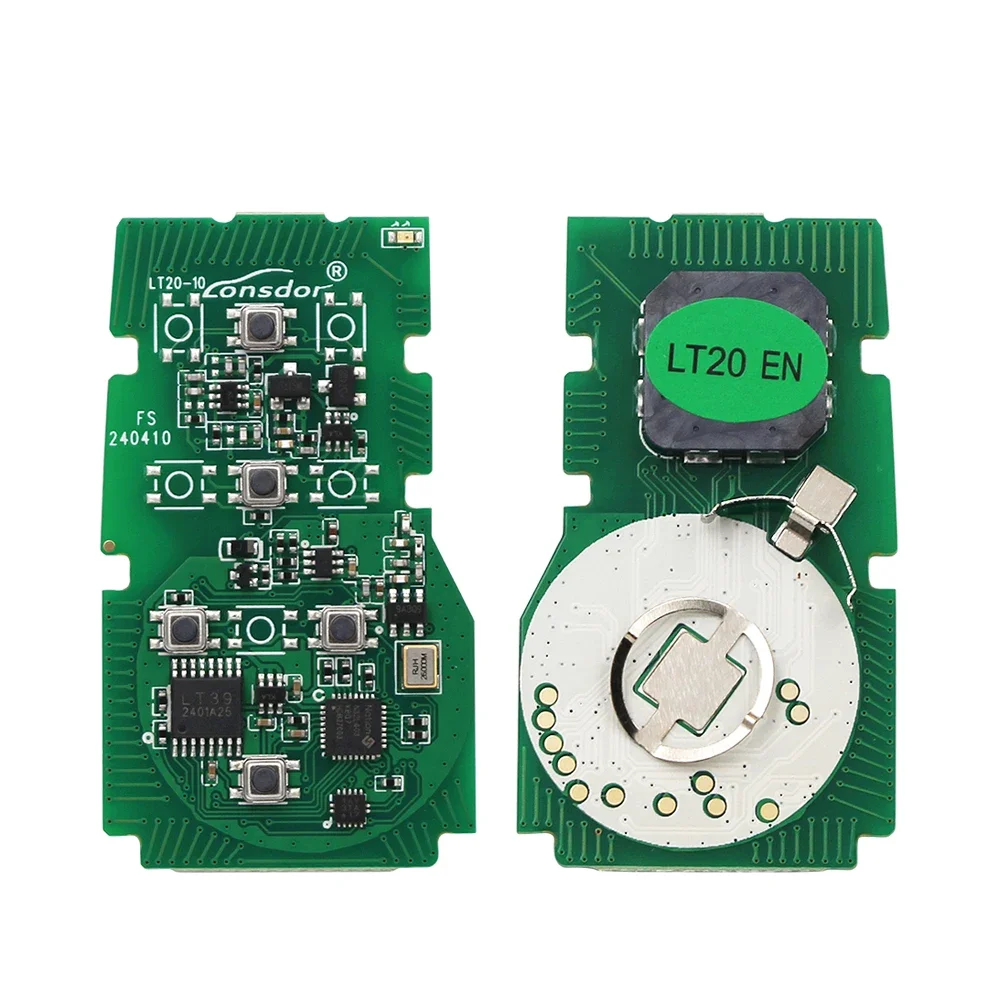 Lonsdor LT20-10 4/5/6 Buttons Smart Remote Key PCB 8A+4D For Toyota & Lexus Support K518 & K518ISE & KH100+