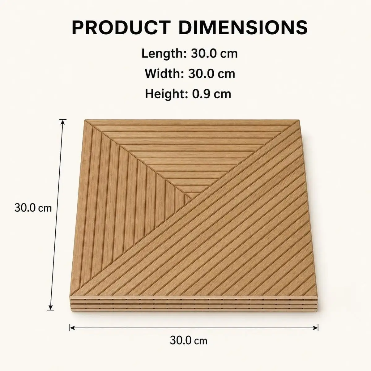 Decorative Acoustic Panels Self Adhesion Wood Style Art Design Soundproof Wall Treatment for Office Room - view 3