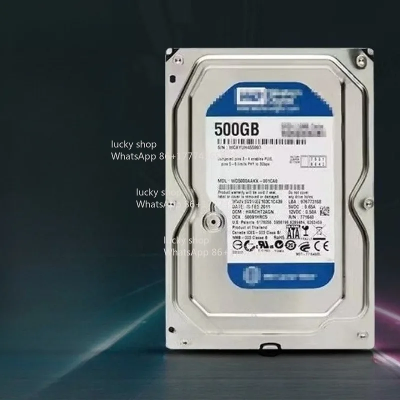 

Настольный механический жесткий диск 500G, 7200 об/мин, SATA3, однодисковый синий дисковый мониторинг
