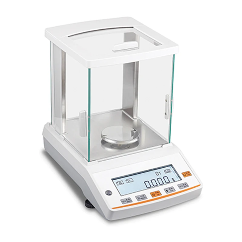 0.0001g Lab Electronic Precision Analytical Balance Scale g/mg/ct/oz Weighing Scales 0.1mg LCD Display Analytical Balance