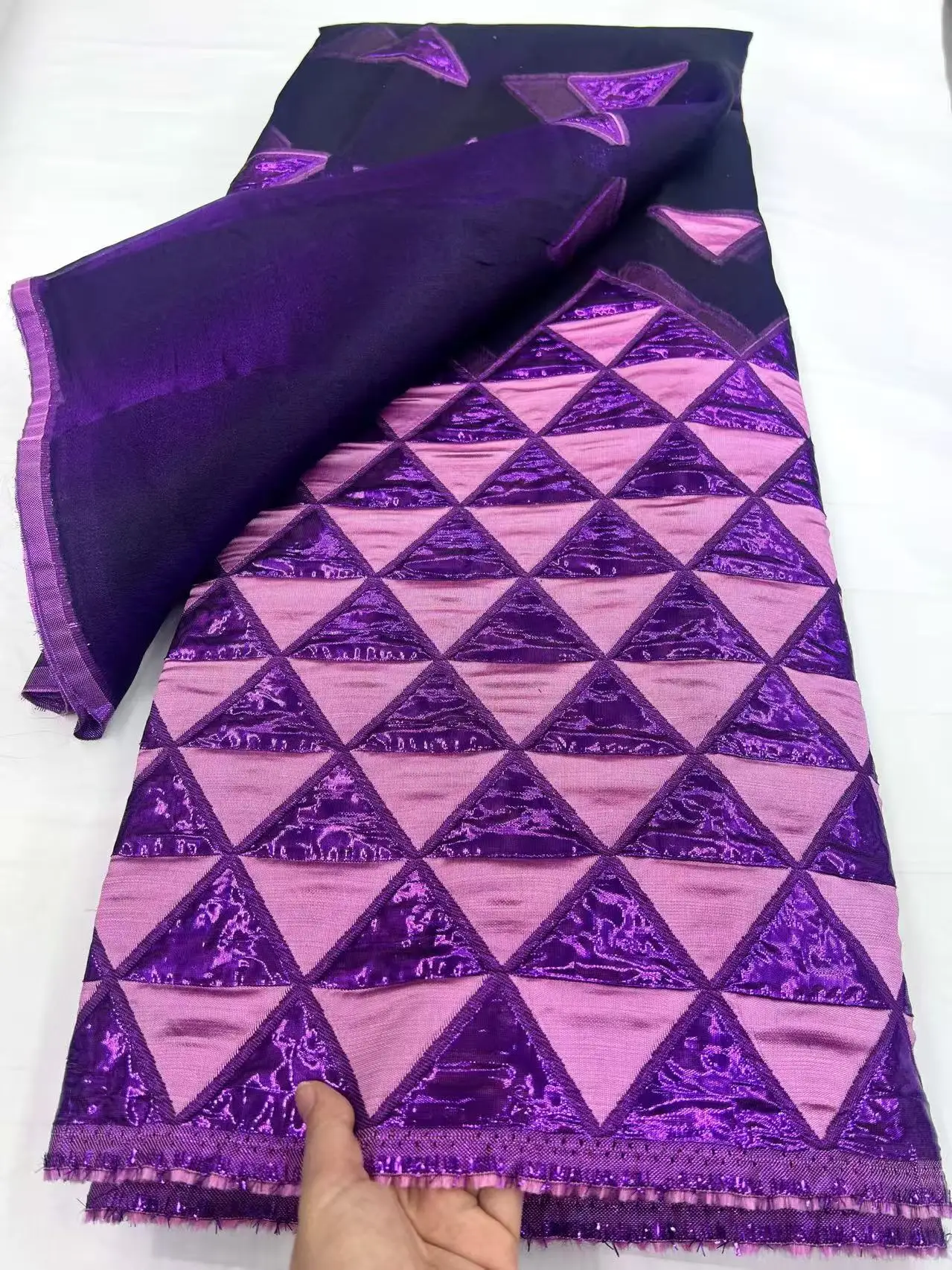 

French Jacquard Lace Fabric 2025 High Quality African Brocade Lace Fabric Nigerian Lace For Luxury Women Wedding Dresses