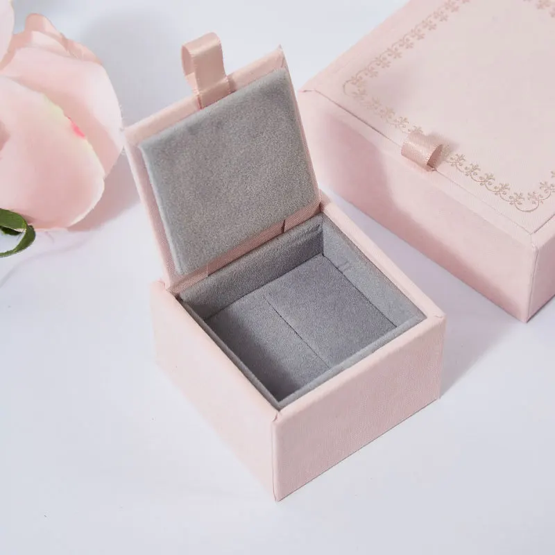 علبة قلادة ريترو حلقة تخزين صندوق مجوهرات منظم القرط الخشبي لعرض السفر المنزلي #5