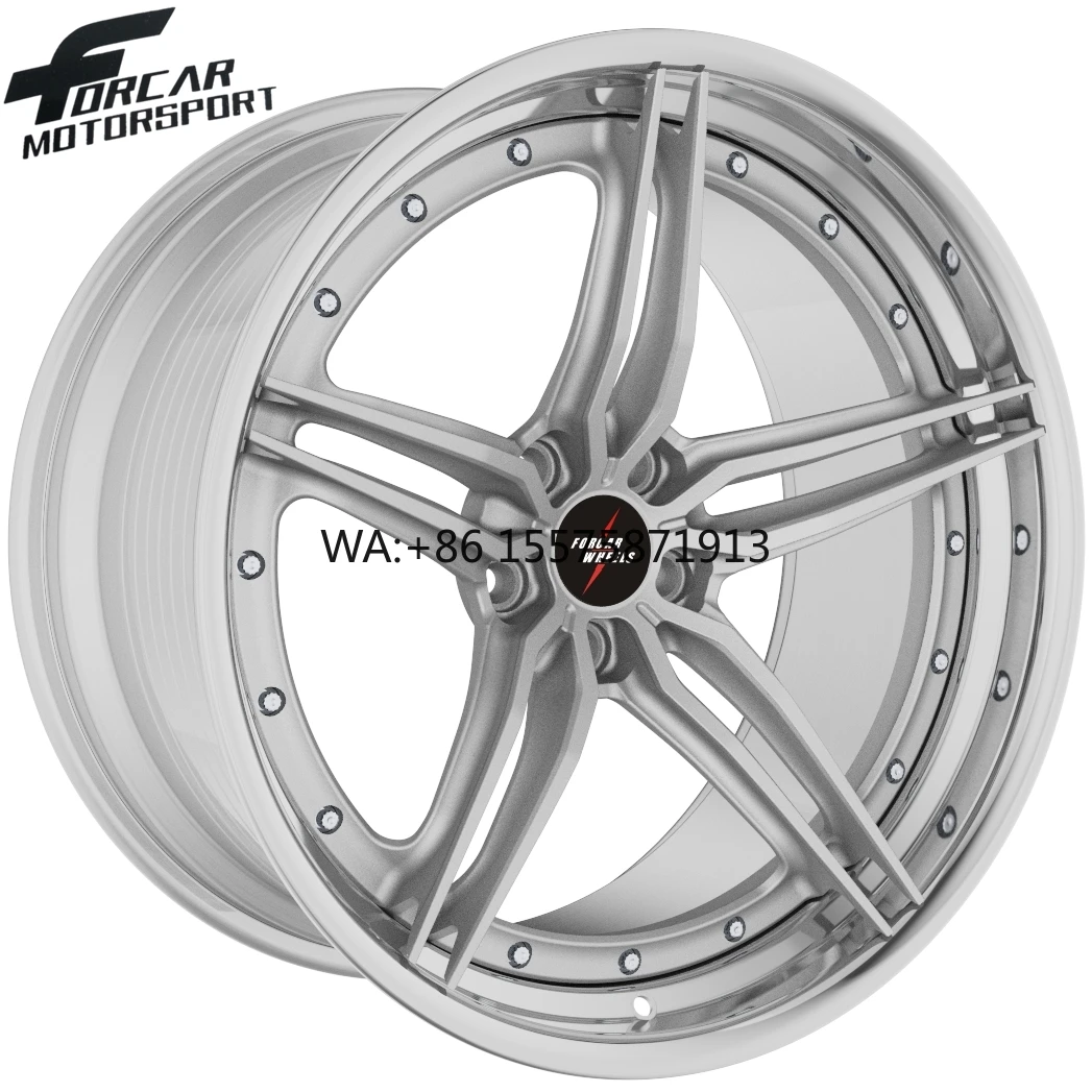 

Комплект из 2 кованых колесных дисков 18-24 дюйма, вогнутые, для легковых спортивных автомобилей, легкосплавные