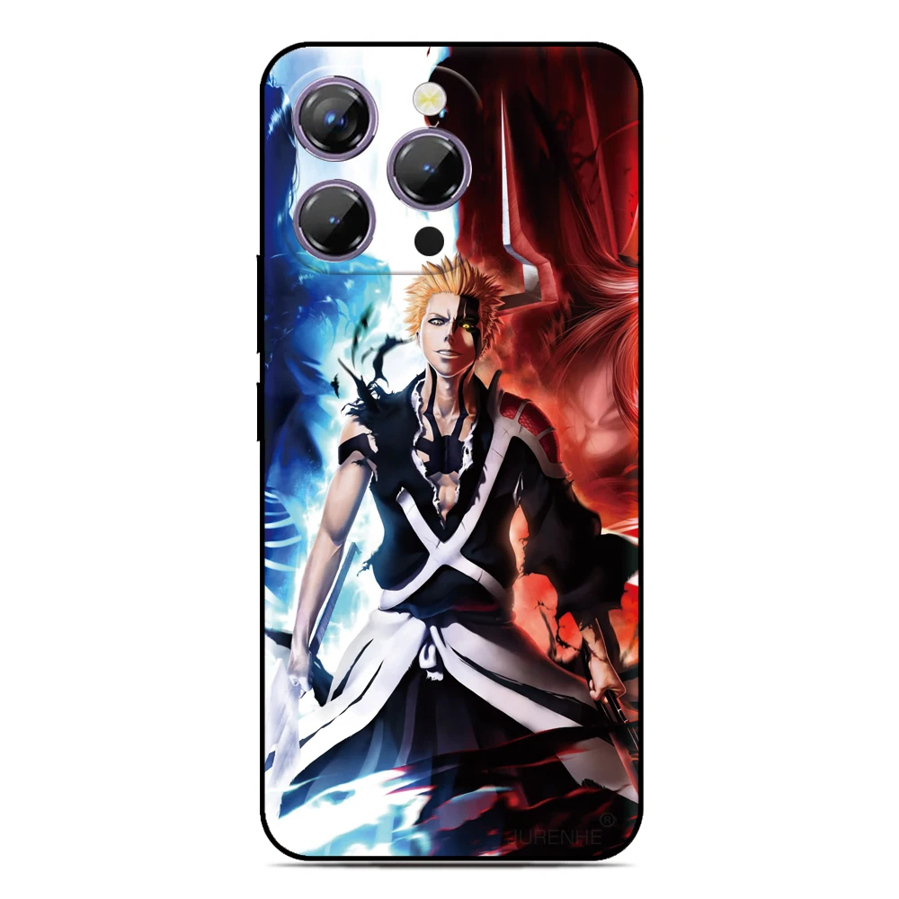 بليتش أنيمي الغطاء الخلفي لموتورولا موتو G36 G56 G86 G96 G100 برو G54 G85 G84 5G G15 G06 الطاقة 4G G53 G14 G71 G73 جراب هاتف #4