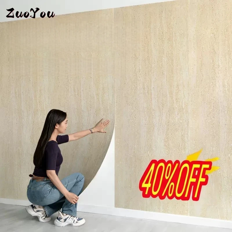 

Self-adhesive Wallpapers Home Decor for Bedroom Living Room Wall Cladding 3D Textured Peel and Stick Waterproof Wall Stickers