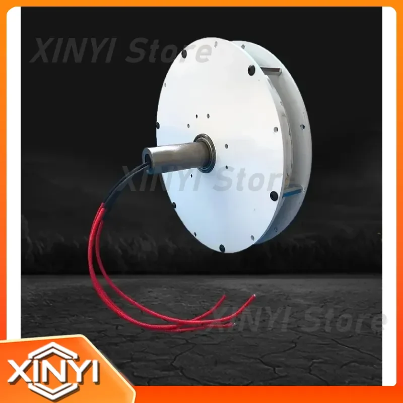 for 1500W 24V 36V 48V Coreless Outer Rotor Wind Generator Kit 200-800 RPM High Efficiency Low Speed DIY Micro Wind Power