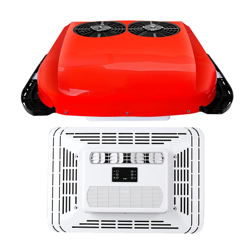 24V DC Truck Cab Air Conditioner Anti-Shock Parking AC for Vans Energy-Saving Quiet Cooling for Long-Distance Driving