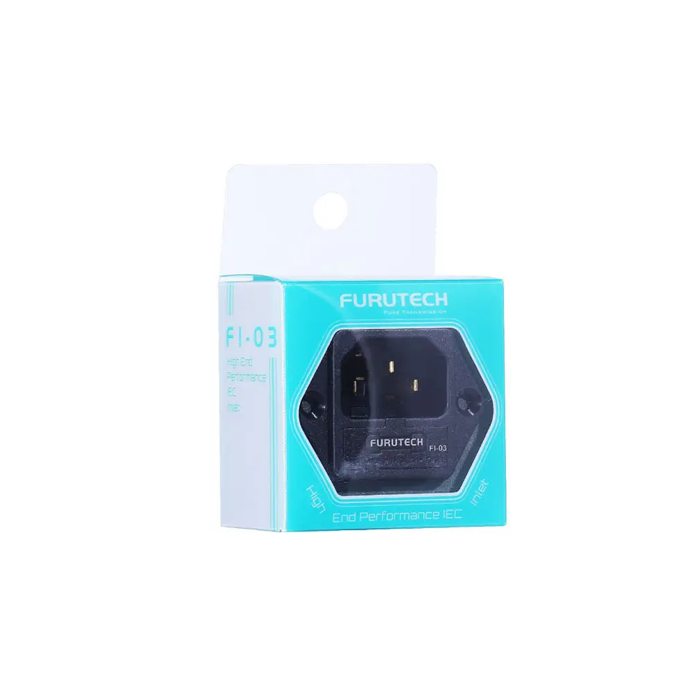 Japan FURUTECH Furutech FI-03 Series IEC Connector Audio Power Inlet with Fuse Holder