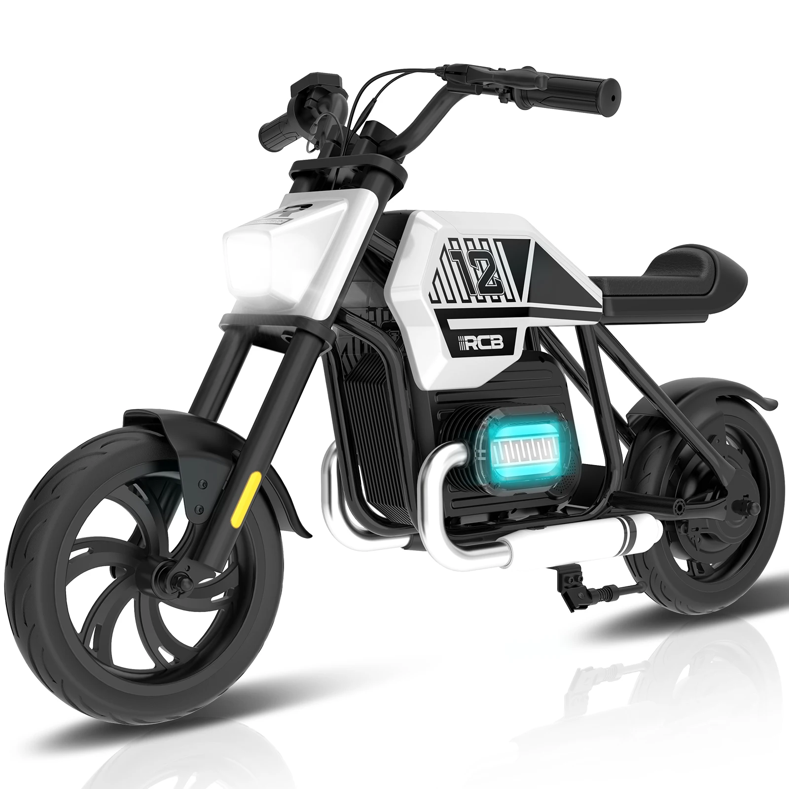 AliExpress RCB R9 Kids Electric Motorcycle 200W3 Speed Modes 12-15km Long Range Battery Ambient Light Bluetooth Speaker Best Gift for Boys