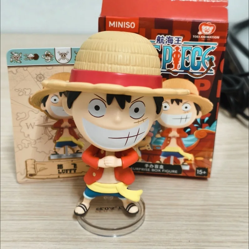 

In Stock Original One Piece Monkey D. Luffy Roronoa Zoro Nami Sanji Blind Box Anime Character Collectible Model Ornament Gifts