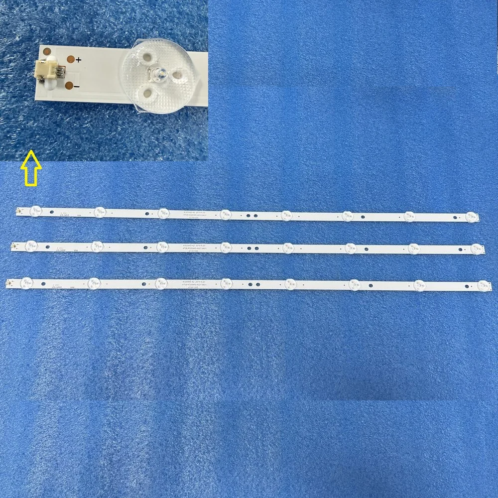 

LED strip for Aoc LE32H1465 LE32W234D LE32M3570 Daewoo L32R630VKE L32S635VKE L32S639VKE Dex LE-3275 Dexp H32B7200T K320WD14C026