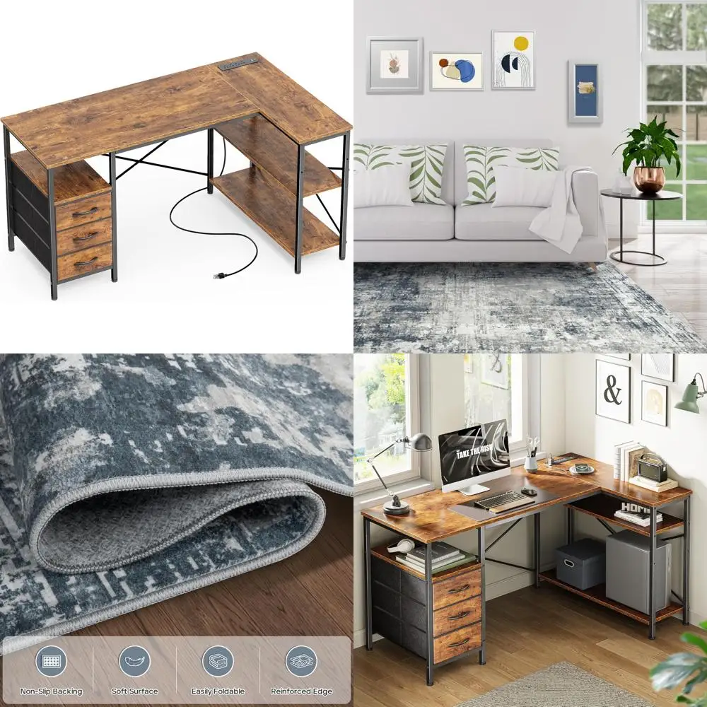 

8x10 Area Rugs for Living Room Rug Washable: Modern Large Rug for Dining Room Bedroom Carpet Non Slip 8 by 10 Indoor Abstract Nu