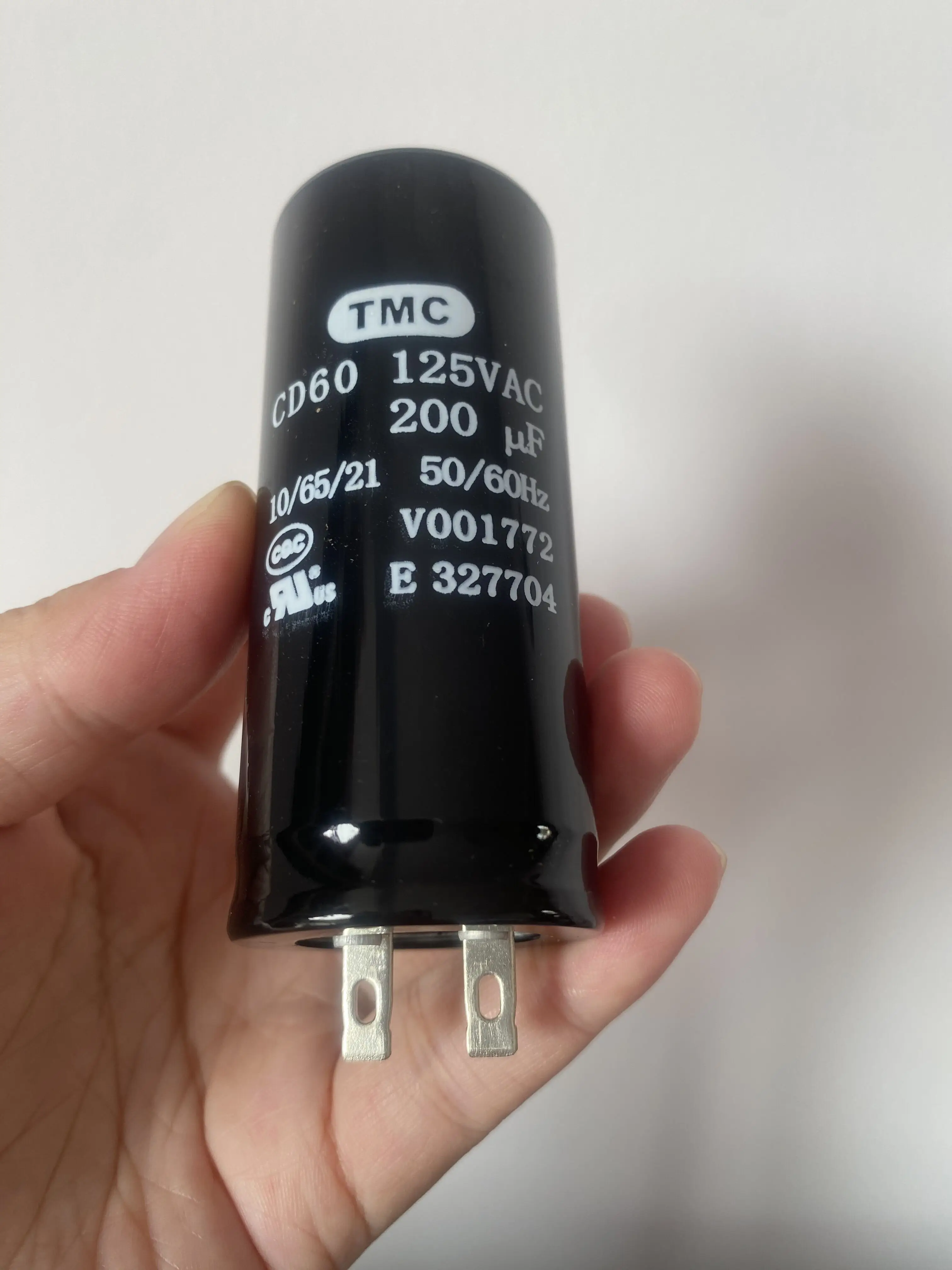 CD60 110V 125V 150UF/200UF/300UF/400UF/500UF Ac motor start capacitor CD60