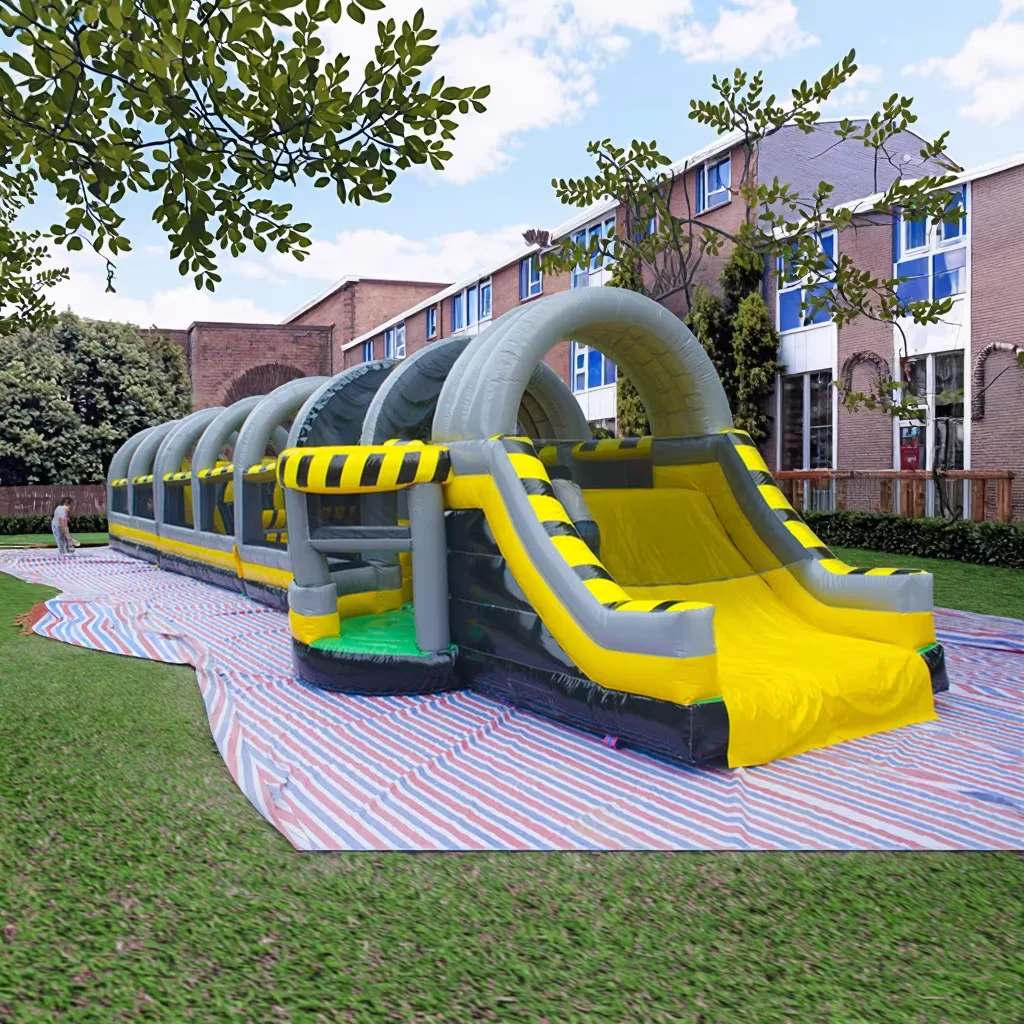 4*24m Inflatable Jumping Bouncy Castle for Children & Kids Outdoor Commercial Use PVC Material Easy Setup Bouncy Castle