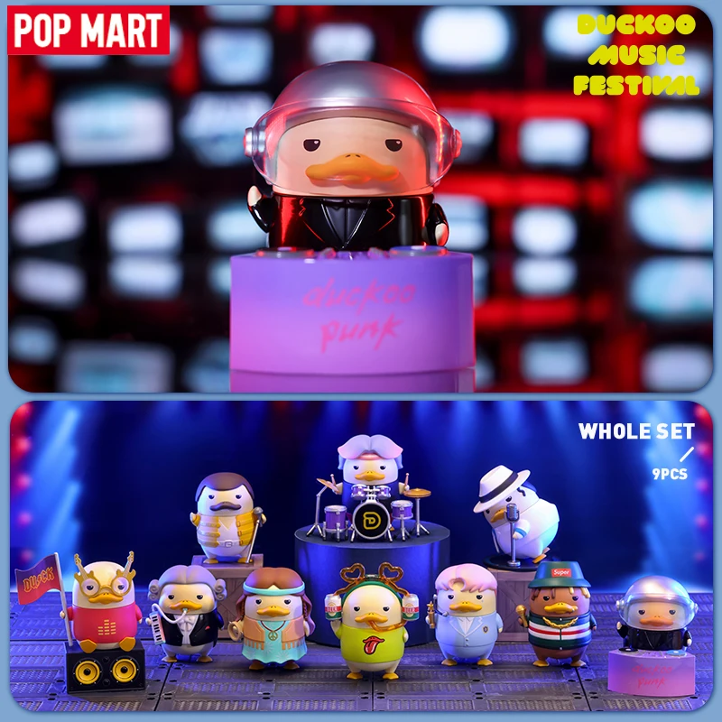 

POP MART Duckoo Music Festival Series Blind Box Toys Kawaii Anime Action Figure Caixa Caja Surprise Mystery Box Dolls Girls Gift