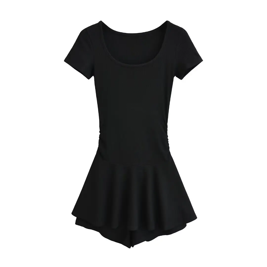 

Pure Desire Slimming ort Sve Юбка-трапеция Yoga Sle Puffy Dr with orts Комплект из двух предметов Sweet And Spicy Trend