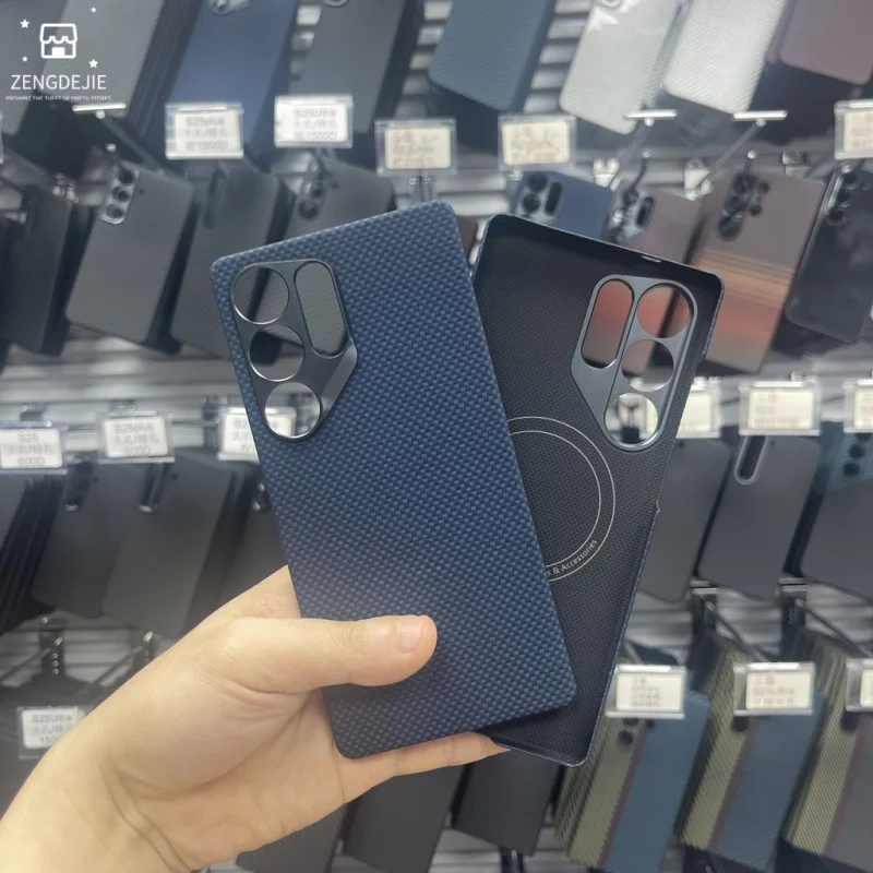

Чехол из арамидного волокна для Galaxy S25, ультратонкая тактильная броня — минималистичный дизайн с защитой от царапин