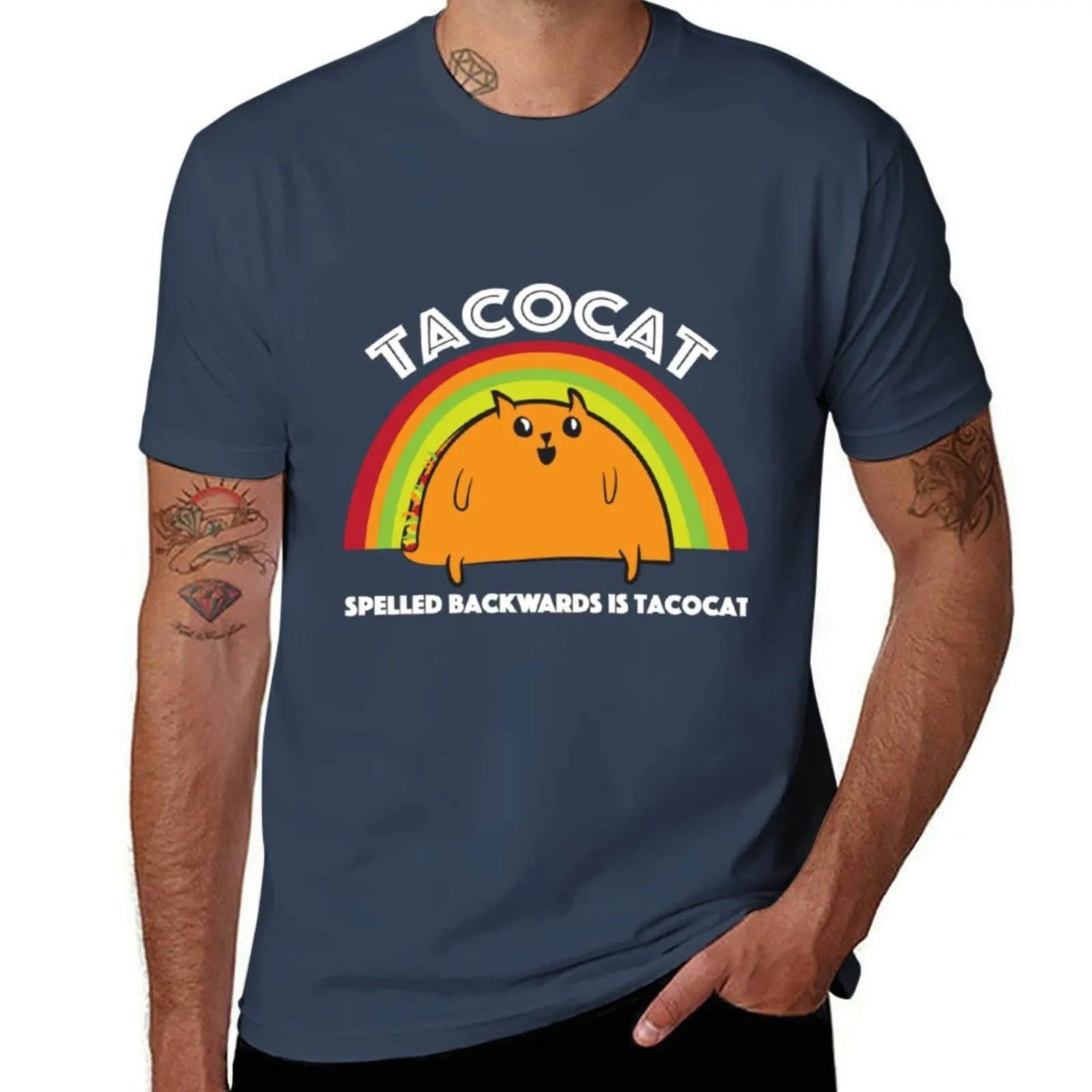 

Tacocat spelled backwards is Tacocat T-Shirt Basic Daily Outfit Short Sleeve Tee